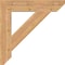 Ekena Millwork Traditional Slat Smooth Bracket, Western Red Cedar, 5 1/2"W x 32"D x 32"H BKT06X32X32TRA06SWR - alternate 2